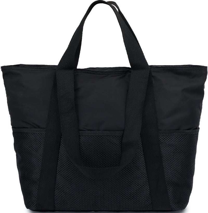 Fammart Mesh Beach Bag for Women, Casual Hobo Bags Large Beach Tote for Pool Travel Cruise Vacation Essentials - Image 1